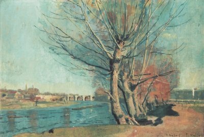 On the Banks of the Manzanares by Ferdinand Hodler